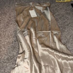 Quince Shimmering Gold Skirt